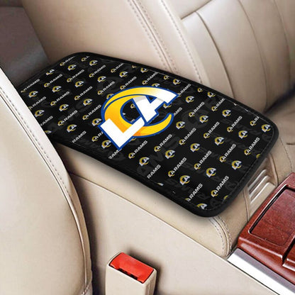 Los Angeles Rams printed Car handrail cushion Personalized car armrest cover
