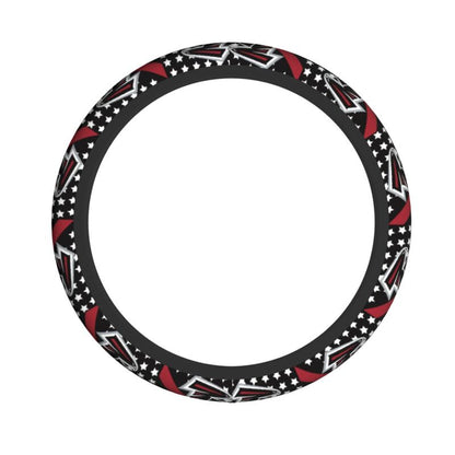 Atlanta Falcons 2 Printed breathable elastic steering wheel cover anti slip cover