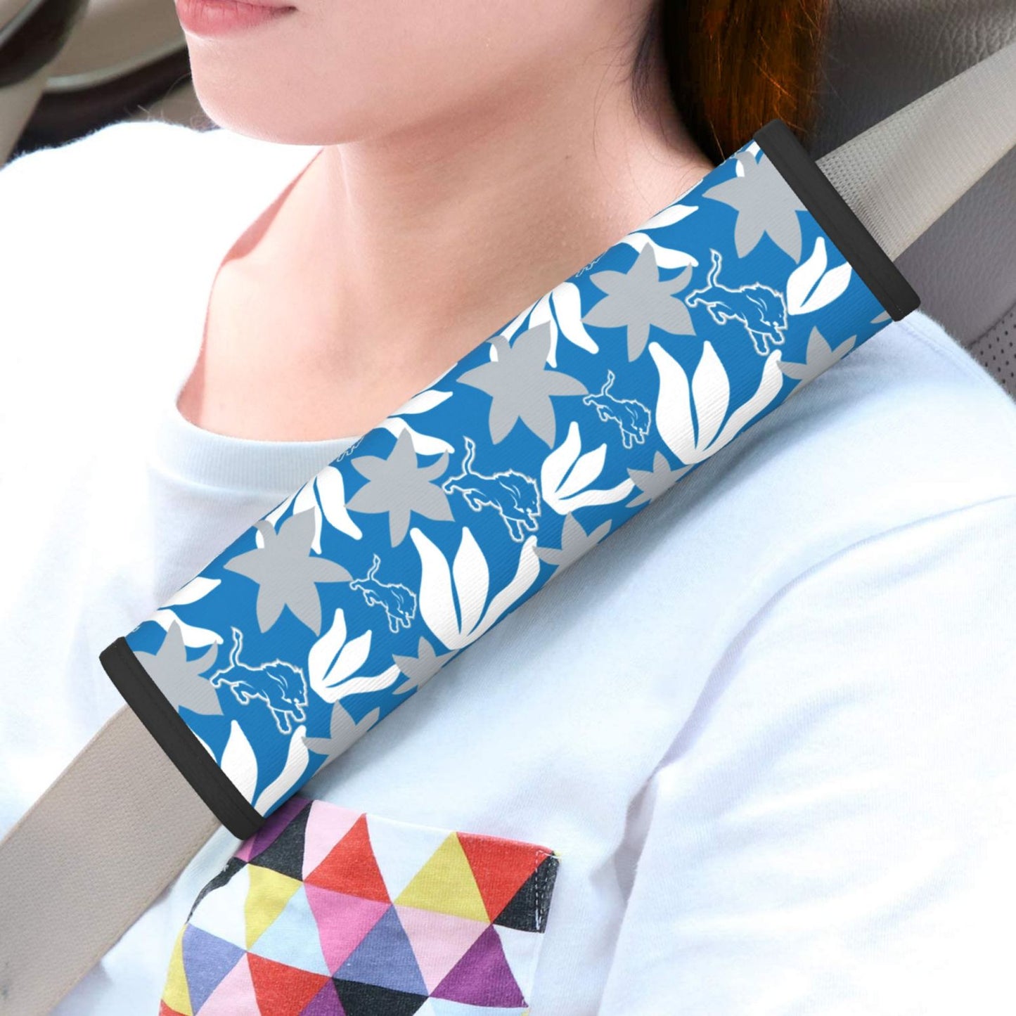 Detroit Lions Car seat belt shoulder strap adult seat belt protective cover