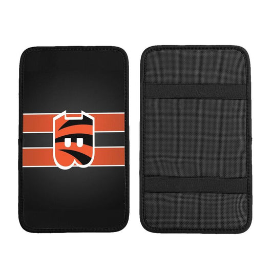 Car armrest box pad Cincinnati Bengals5 Printed central armrest box pad anti slip pad