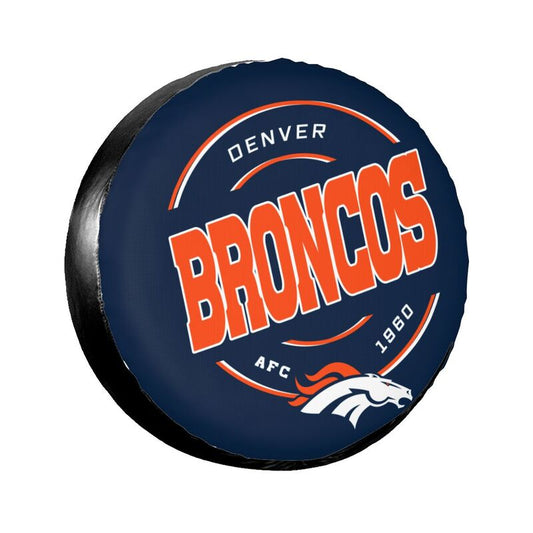 Denver Broncos Printing car tire protection cover car spare tire dust protection cover