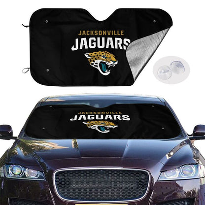 Jacksonville Jaguars 2 Print suitable for front Car windshield sunshades Car windshield sunshades