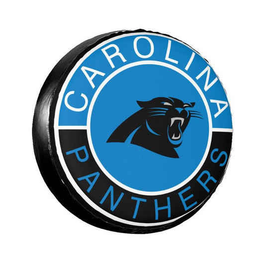Carolina Panthers Printed tire protection cover car spare tire dust protection covers