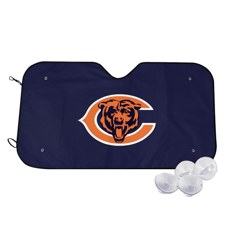 Chicago Bears 4 Print suitable for front Car windshield sunshades Car windshield sunshades