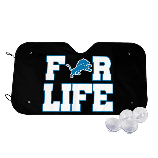 Detroit Lions Printed car windshield sunshade (multi size)  front windshield sunshade