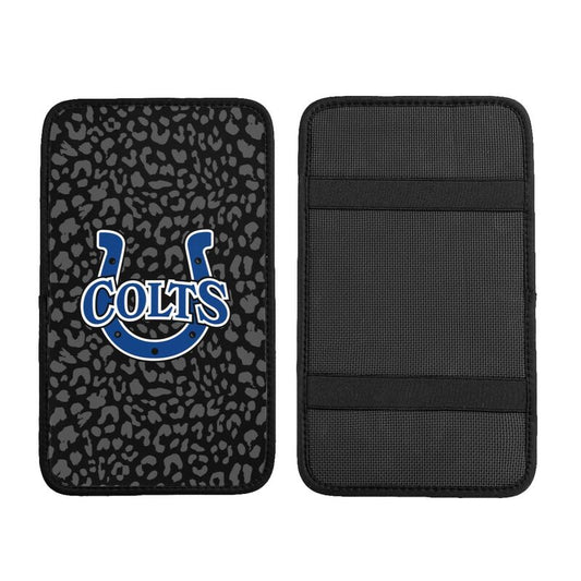 Indianapolis Colts printed Car handrail box cushion Personalized car armrest cover