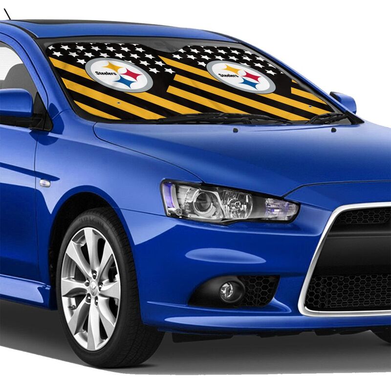 Pittsburgh Steelers 2 Printing Car windshield sunshades is suitable front windshield sunshades