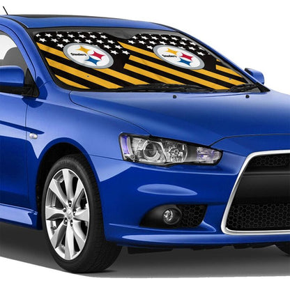 Pittsburgh Steelers 2 Printing Car windshield sunshades is suitable front windshield sunshades