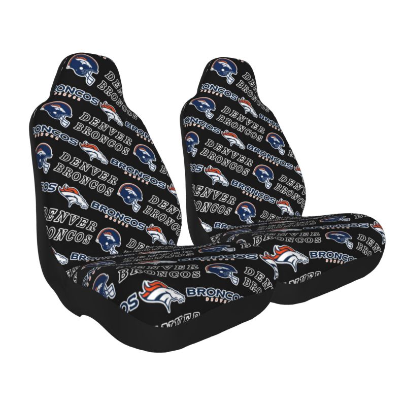 Denver Broncos Printed seat dust protection cover car seat protective cover