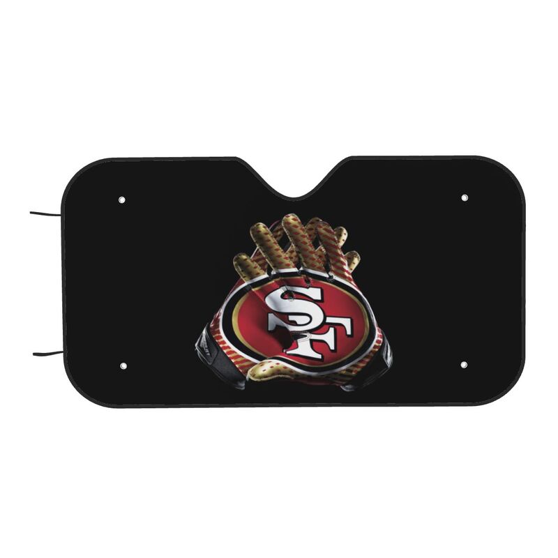 San Francisco 49ers Printed suitable for front Car windshield sunshades Car windshield sunshades