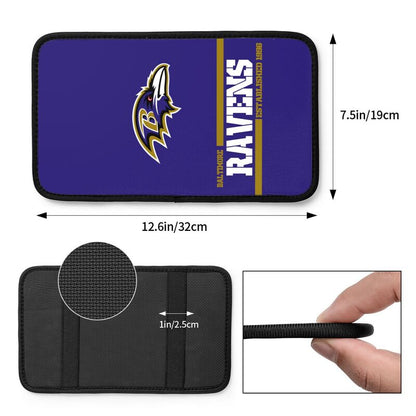 Baltimore Ravens Printed car armrest box pad Protective pad