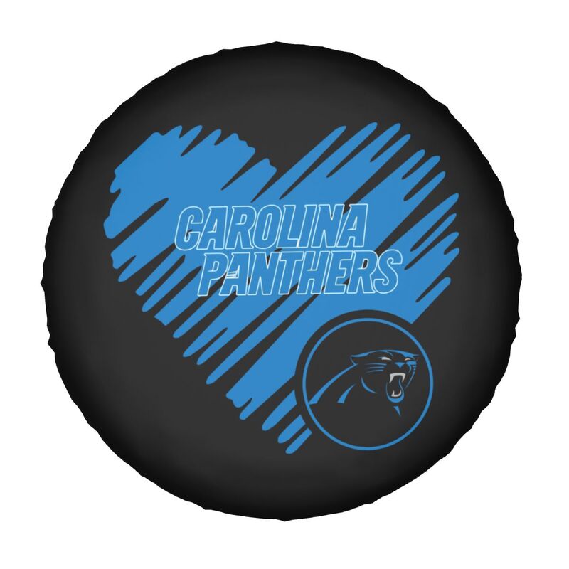 Carolina Panthers Printed car spare tire dust protection cover tire protection cover