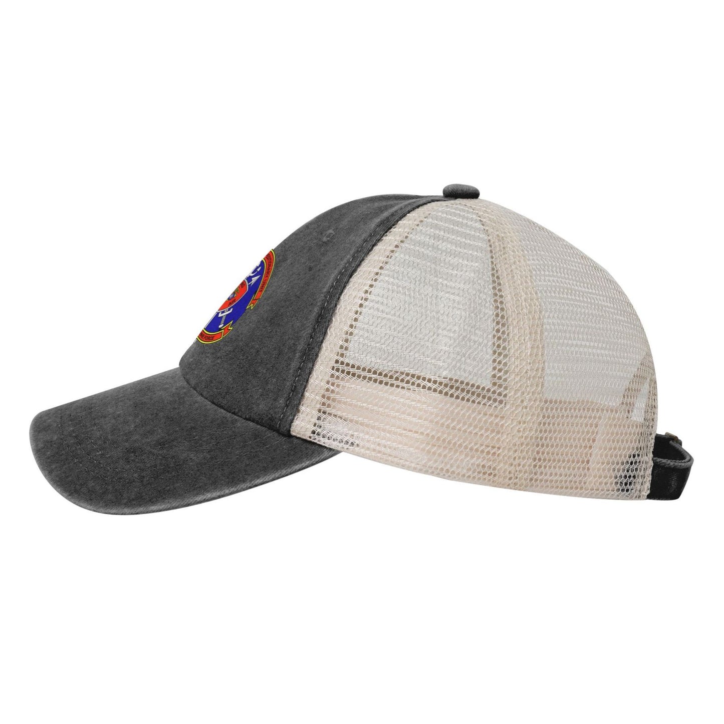 24MEULOGOsm Printed unisex baseball cap adjustable grid baseball cap veteran gift