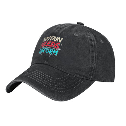 Britain Needs Reform Bold Design Printed unisex baseball cap adjustable cap outdoor sun hats trucker hat