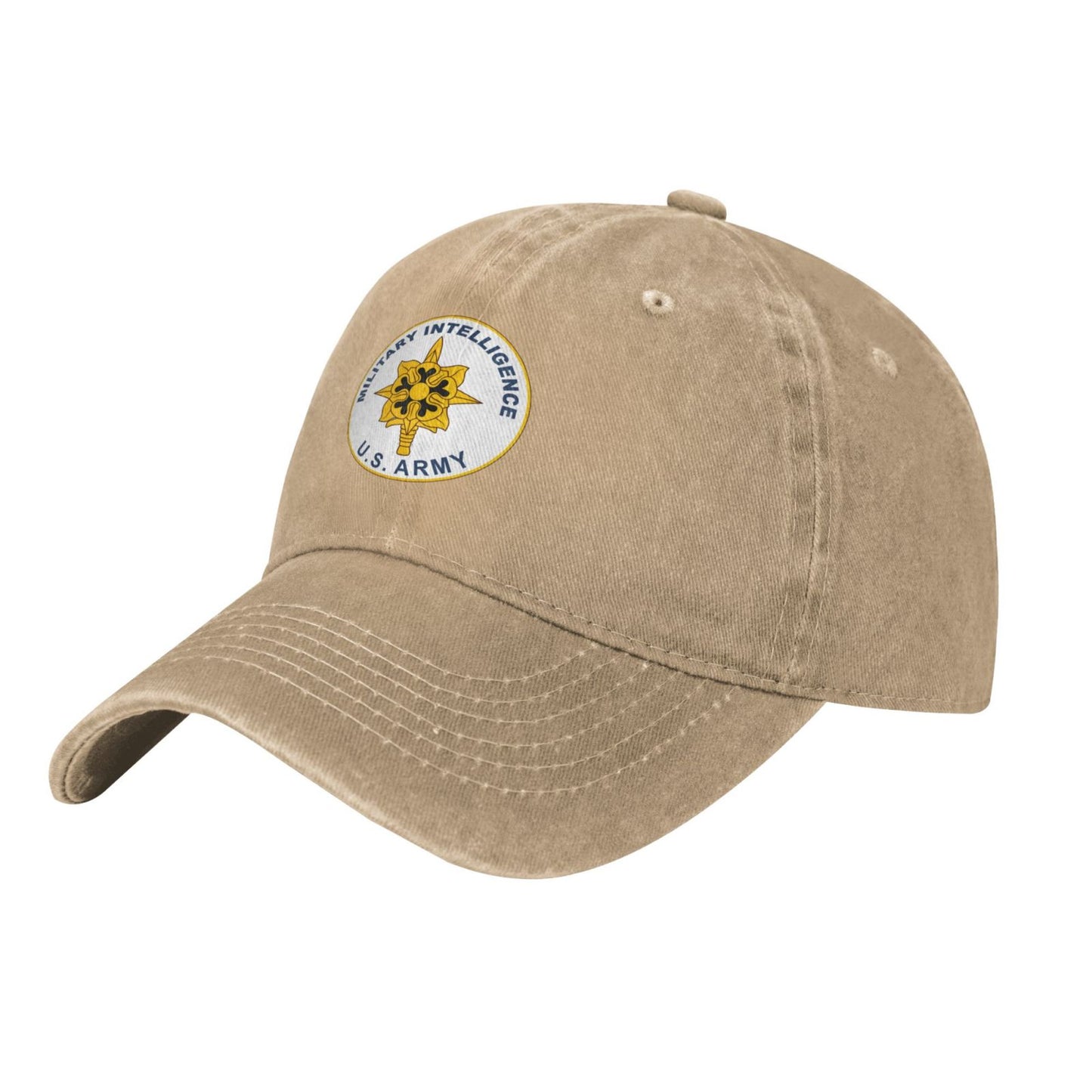 U.S. ARMY MILITARY INTELLIGENCE Printed unisex baseball cap adjustable cap outdoor sunshade trucker hat
