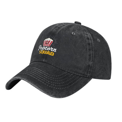 Popcorn Squad Printed unisex baseball cap outdoor hats adjustable cap trucker gift hat