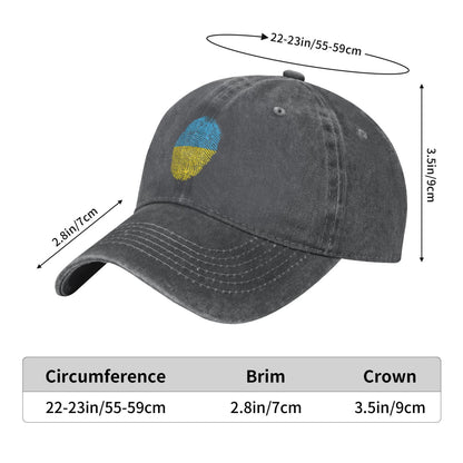 It's In My DNA Ukraine Printed unisex baseball cap outdoor hats adjustable cap trucker gift hat
