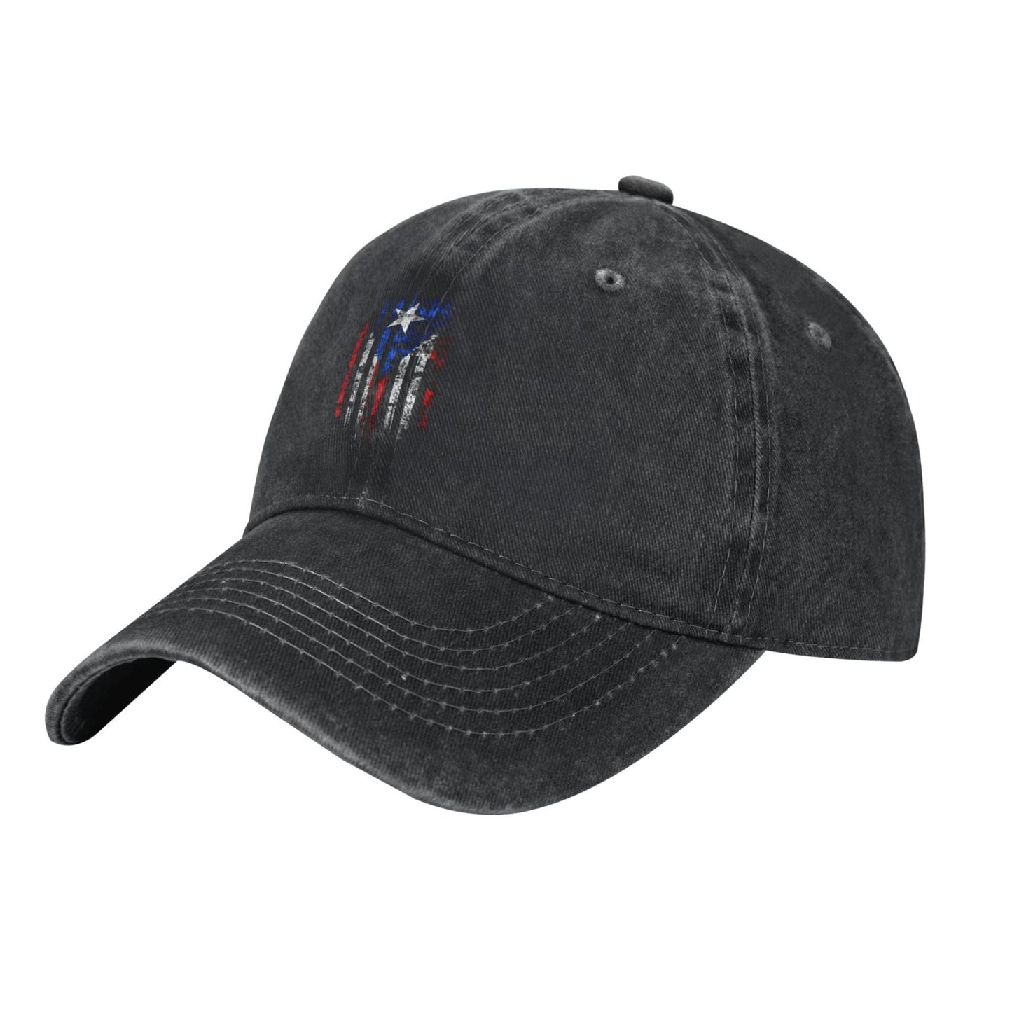 Puerto Rico & USA Flag Printed unisex baseball cap adjustable cap outdoor sun hats trucker hat