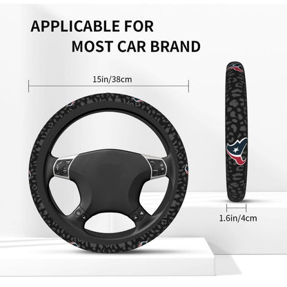 Houston Texans Printed elastic steering wheel cover car anti-skid cover
