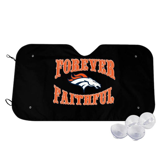 Denver Broncos Printing car multi size front windshield sunshade car windshield sunshade