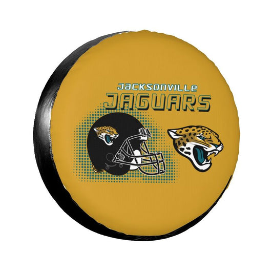 Jacksonville Jaguars Print car tire protection cover car spare tire dust protection covers