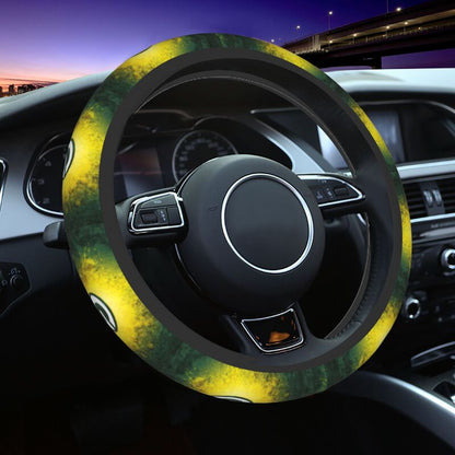 Green Bay Packers 4 Printed breathable anti slip cover elastic steering wheel cover