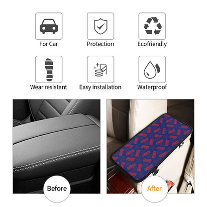 New York Giants  Printed armrest protective cover car armrest box cushion
