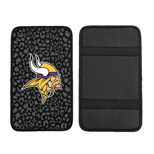 Minnesota Vikings printed Car handrail box cushion Personalized car armrest cover
