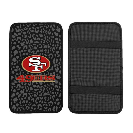San Francisco 49ers printed Car handrail box cushion Personalized car armrest cover