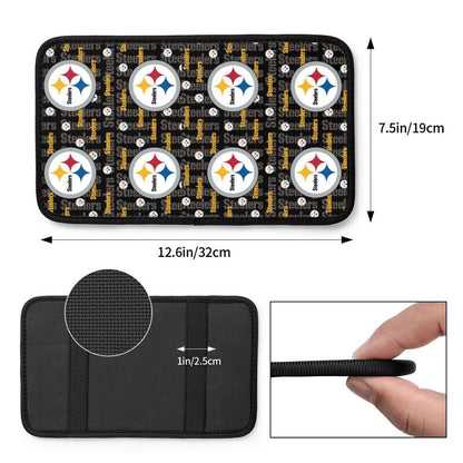 Pittsburgh Steelers1 Protective pad for armrest box of printing vehicle