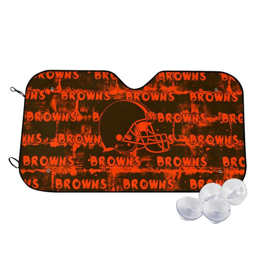 Cleveland Browns Printed front windshield sunshade car windshield sunshade (multi size)