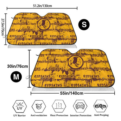Washington Redskins Printed front windshield sunshade car windshield sunshade (multi size)