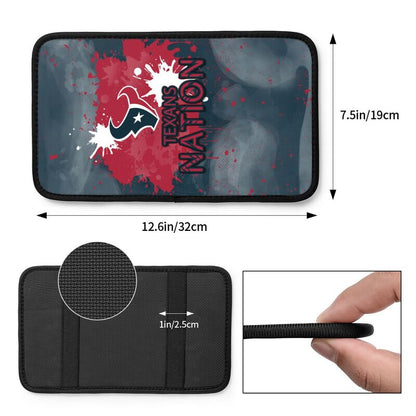 Houston Texans print car center console armrest pad Car armrest box protective cover