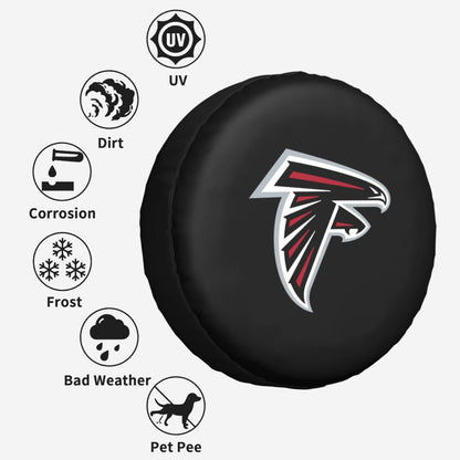 Atlanta Falcons Car tire protection cover spare tire waterproof and dustproof cover