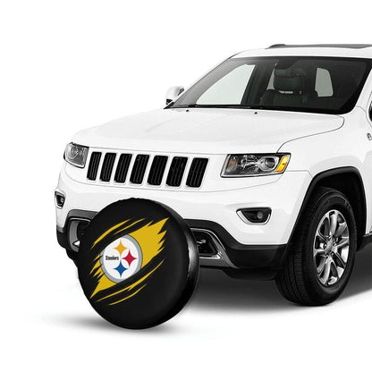 Pittsburgh Steelers 3 car dustproof sunscreen tyre protective cover Tyre protective cover