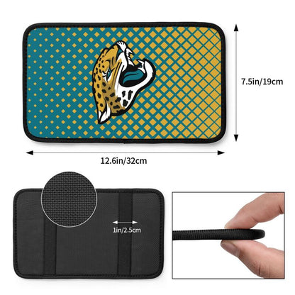 Jacksonville Jaguars Car handrail box cushion Personalized printed car armrest cover