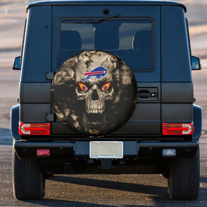 Buffalo Bills print Skull print car tire cover tire dust cover