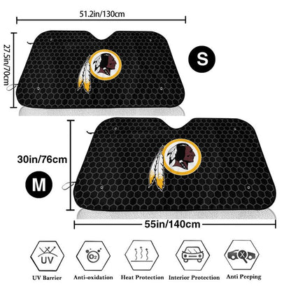 Washington Redskins Printed is suitable front Car windshield sunshades Car windshield sunshades