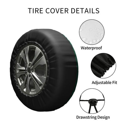 New York Jets 4 Car tire protective cover waterproof and dustproof tire cover