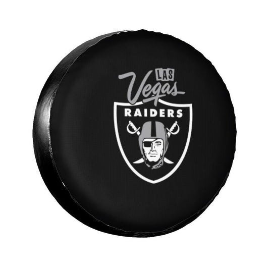 Las Vegas Raiders 2 car dustproof sunscreen tyre protective cover Tyre protective cover