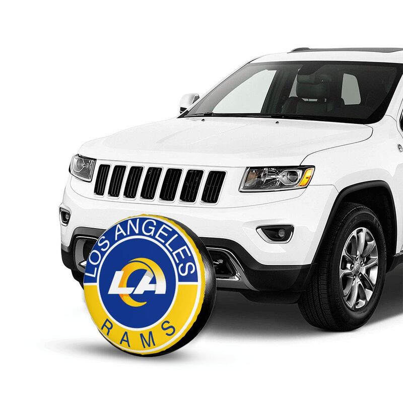 Los Angeles Rams Printed tire protection cover car spare tire dust protection covers