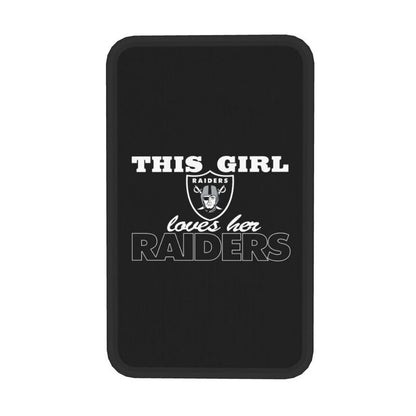 Las Vegas Raiders Printing car center console pad car armrest protective cover