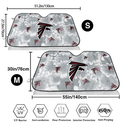 Atlanta Falcons Printed multi size car front windshield sunshade car windshield sunshade