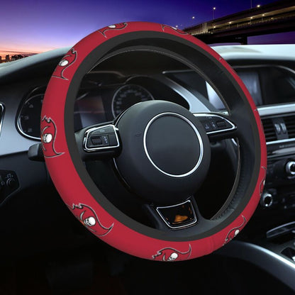 Tampa Bay Buccaneers Printed elastic steering wheel cover car steering wheel protective cover