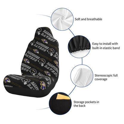 Baltimore Ravens Printed seat dust protection cover car seat protective cover