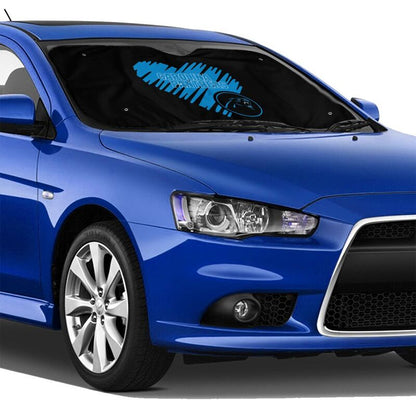 Carolina Panthers Printing is suitable car front windshield sunshades Car windshield sunshades