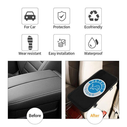 Detroit Lions print car armrest protective cover Car center console armrest pad