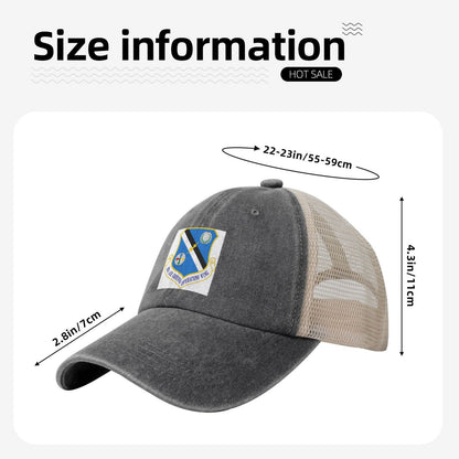 93d Air Ground Operations Wing-Emblem Printed unisex baseball cap adjustable grid baseball cap veteran gift