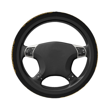 Pittsburgh Steelers 5 Printed breathable elastic steering wheel anti slip cover
