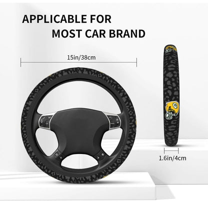 Green Bay Packers Printed elastic steering wheel cover car steering wheel protective cover